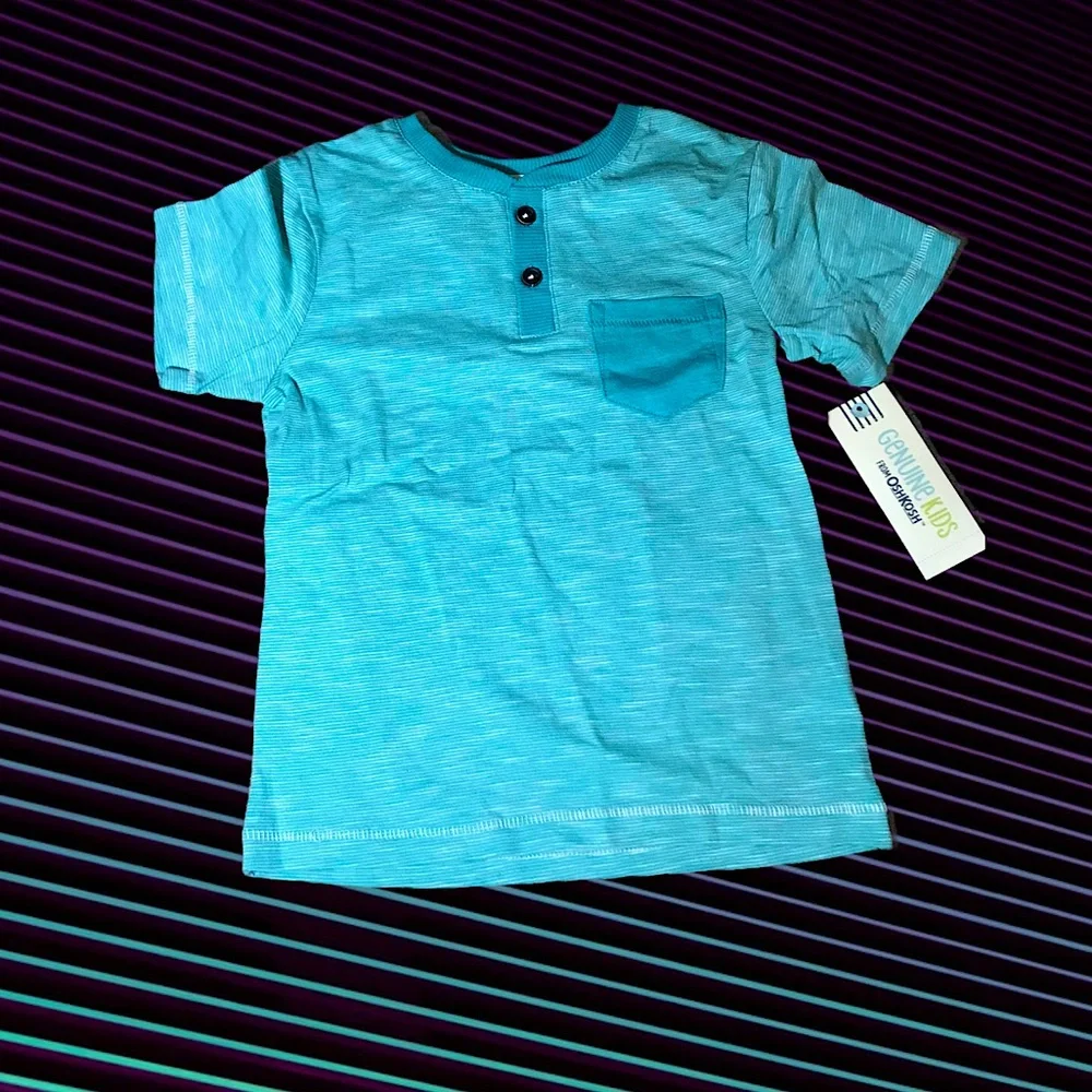 OshKosh striped pocket tee 4T Retro Deadstock with Tags